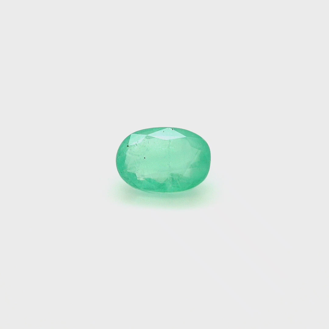 3.57 Cts Emerald 11X8 MM Oval Gemstone
